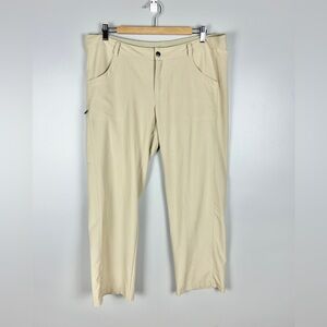 PATAGONIA Hiking Pant Women's 14 Camel Tan Lightweight Quick Dry Outdoor Camping